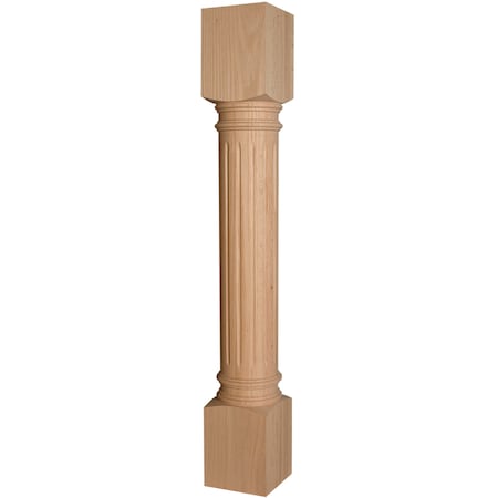 Osborne Wood Products 34 1/2 x 5 Massive Richmond Island Post in Hickory 1497H